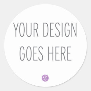 Impression des autocollants circulaires (1,5 po ou