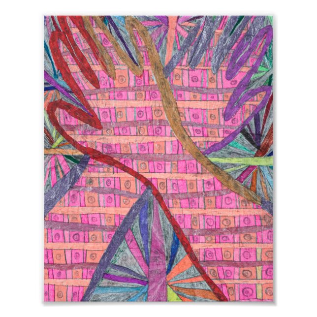 Impression des mains de travail (Devant)