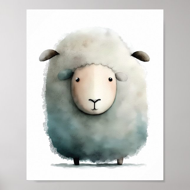 Impression des moutons mignons (Devant)