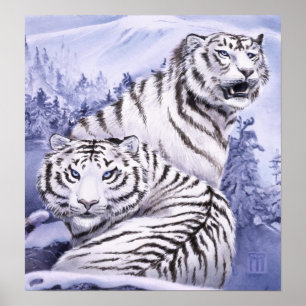 Impression des tigres de glace
