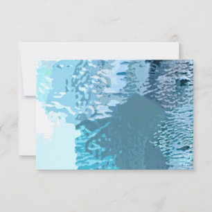 Impression des vagues bleues