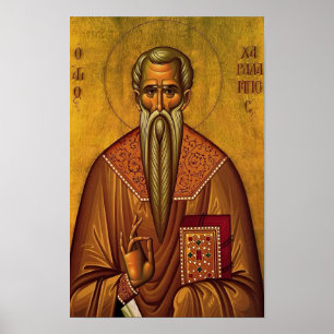 Impression d'icône orthodoxe de St. Haralambos de 