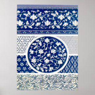 Impression d'ornement floral classique