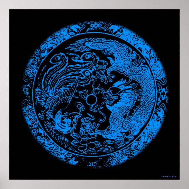 Impression Dragon et Phoenix (Devant)