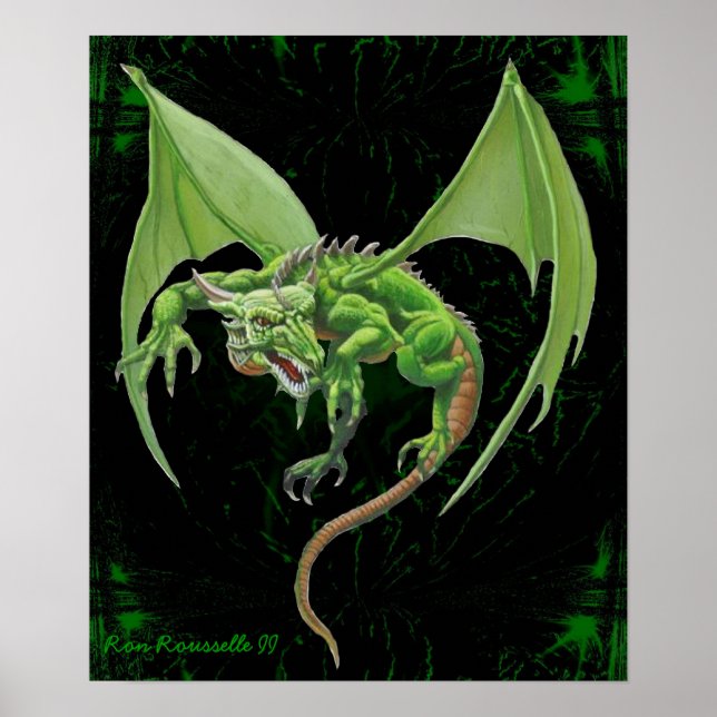 Impression Dragon Vert (Devant)