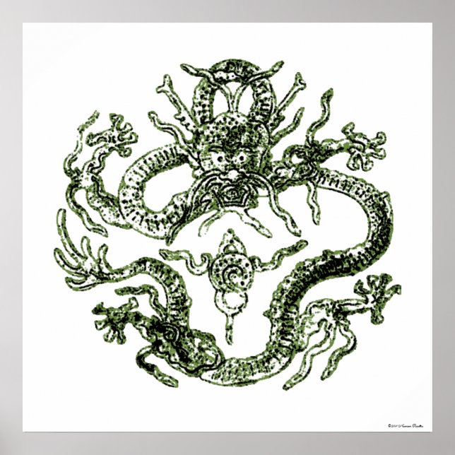 Impression Dragon Vert (Devant)