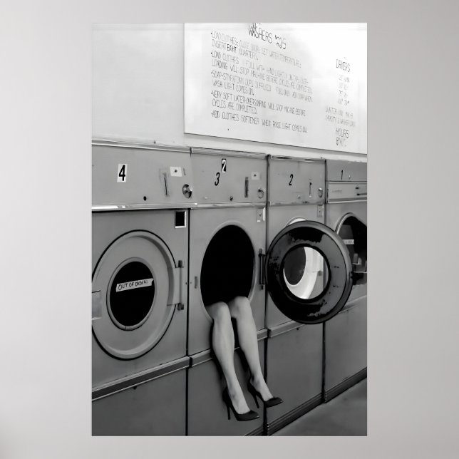 Impression drôle pour la salle de lessive, Lavage  (Devant)