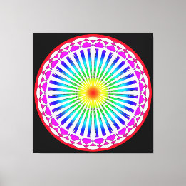 Impression du canevas de fleurs d'été