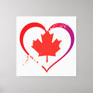 Impression du canevas de la fête du Canada