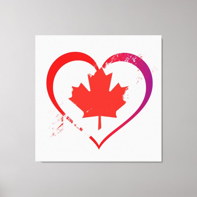 Impression du canevas de la fête du Canada (Recto)