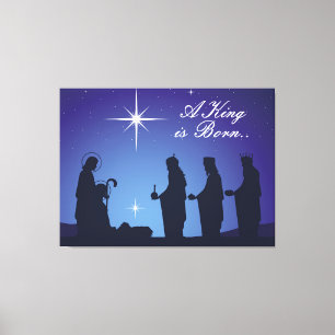 Impression du canevas de Noël