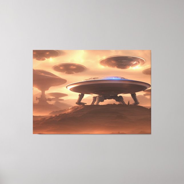 Impression du canevas d'invasion UFO (Recto)