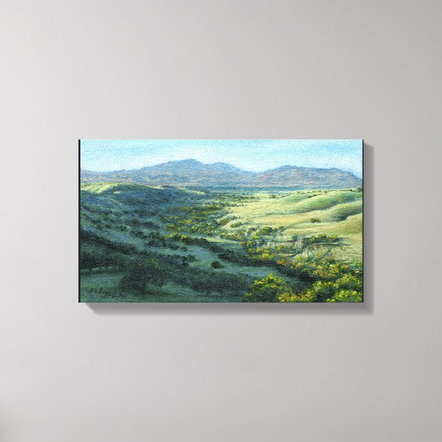 Impression du canevas "Mount Diablo Southern View" (Recto)