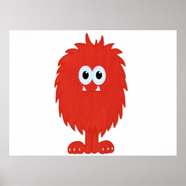 Impression du monstre de la fureur rouge (Devant)