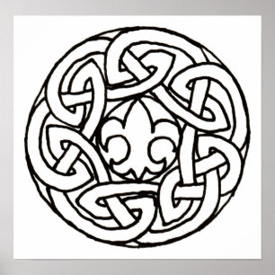 Impression du noeud scout du garçon