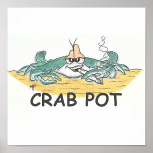 Impression du pot de crabe