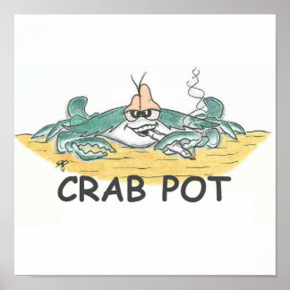 Impression du pot de crabe