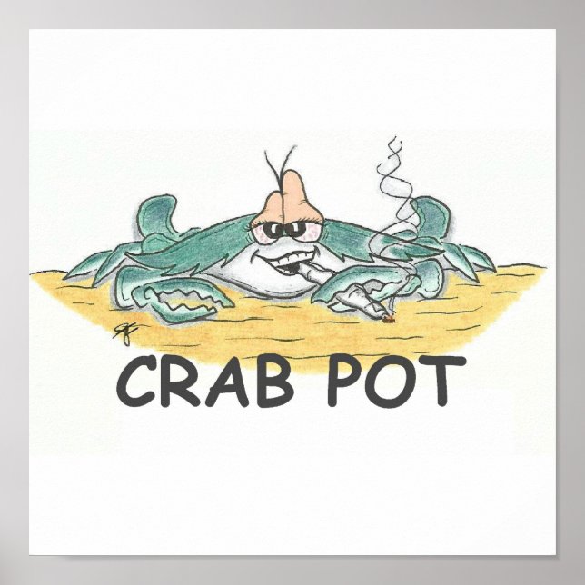 Impression du pot de crabe (Devant)