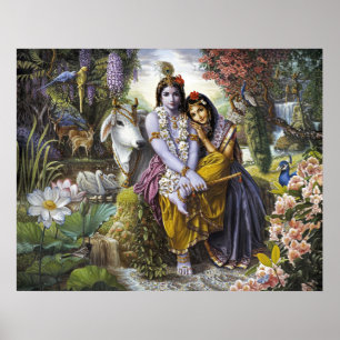 Impression d'une affiche de Radha Krishna All-Attr