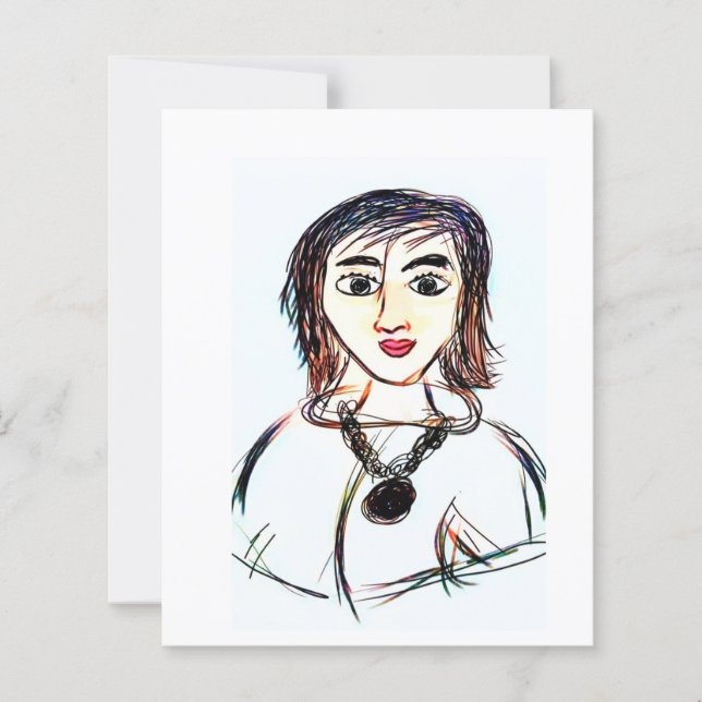 Impression d'une esquisse dessinée à la main | Art (Devant)