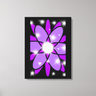 Impression d'une toile d'expérience florale