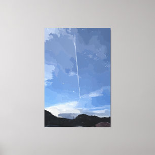 Impression d'une toile haute étirée