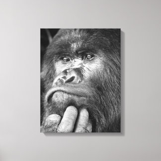 Impression en profondeur dans la toile Gorilla