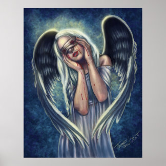 Impression en toile Angel Blessé
