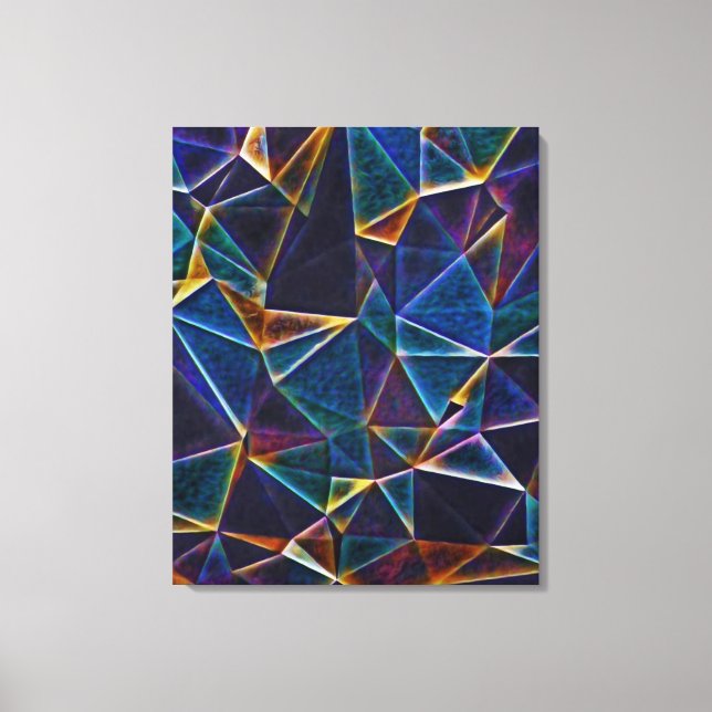 Impression en toile bulles cassées (Recto)