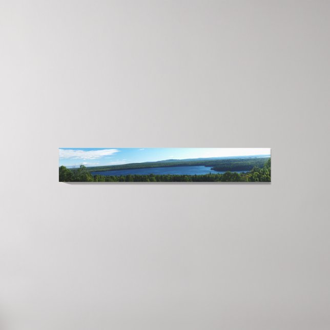 Impression en toile étirée de la vue en millions d (Recto)