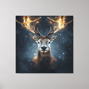 Impression en toile étirée de l'équipage père Noël