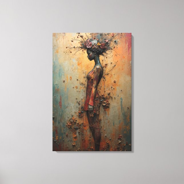 Impression en toile étirée - En Fleur Vivante (Recto)