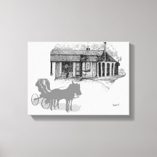 Impression en toile étirée : Journée dans le pays