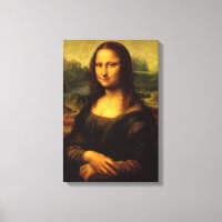 Impression en toile étirée Mona Lisa
