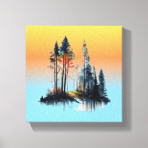 Impression en toile étirée - Plage