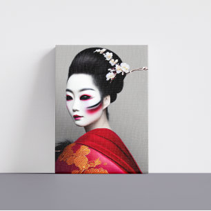 Impression en toile Geisha