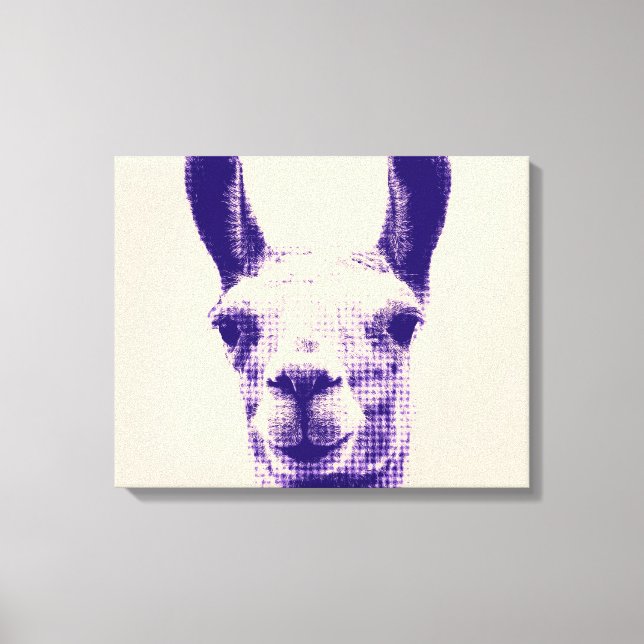 Impression en toile Llama (Recto)