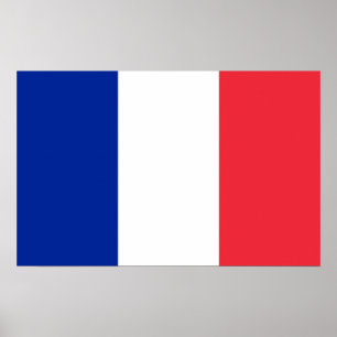 Impression encadrée avec Drapeau de France