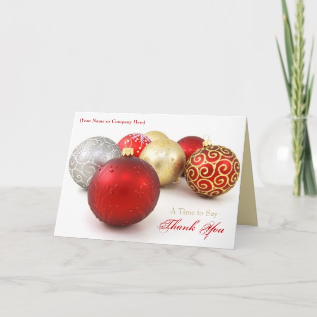 Impression faite sur commande de carte de Noël (Devant)