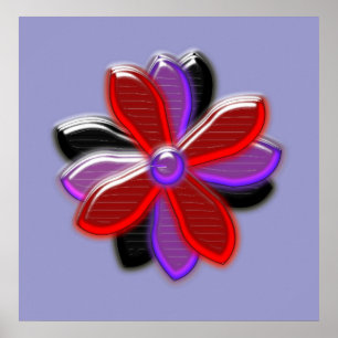 Impression Fleur Faisant Briller