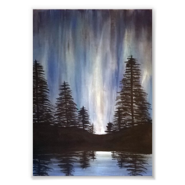 Impression Forest Aurora 5x7 (Devant)
