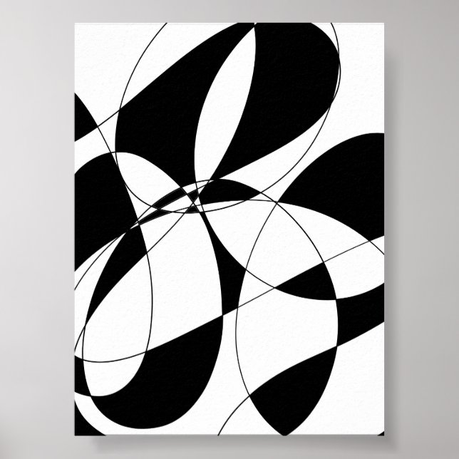 Impression géométrique minimaliste moderne (Devant)