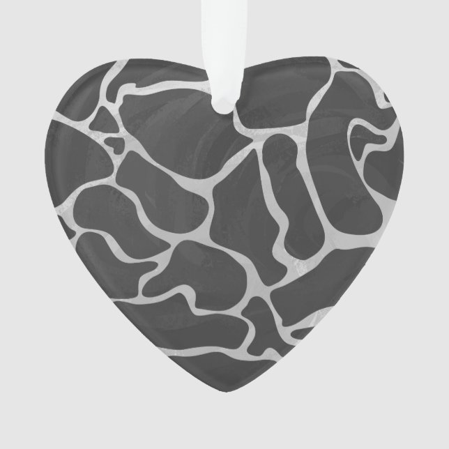 Impression Giraffe noir et gris clair (devant)