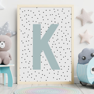 Impression initiale personnalisée Monogramme mod