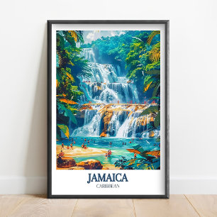 Impression Jamaïcaine - Chute d'eau de la Rivière 