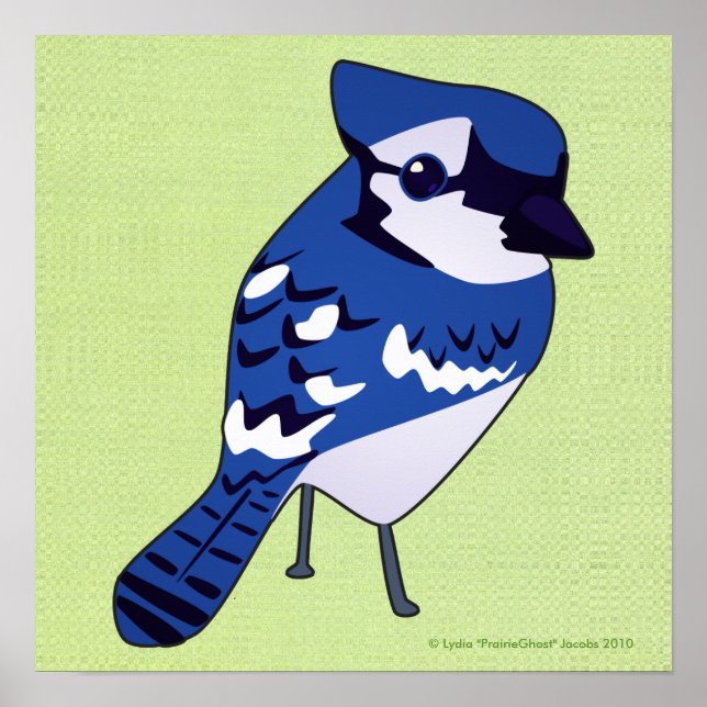 Impression Jay bleu (Devant)