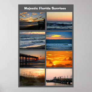 Impression Lever du soleil Floride, Affiche de val