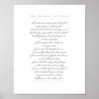 Impression Magnificat - Blanc, Anglais