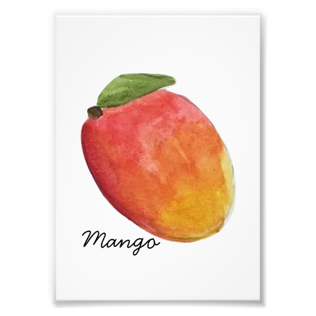 Impression Mango aquarelle (Devant)