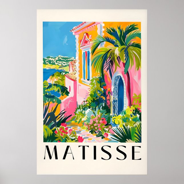 Impression Matisse Villa Méditerranéenne, Rose Pla (Devant)